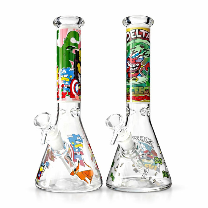Chaos Collage 10" Graphic Beaker Bong
