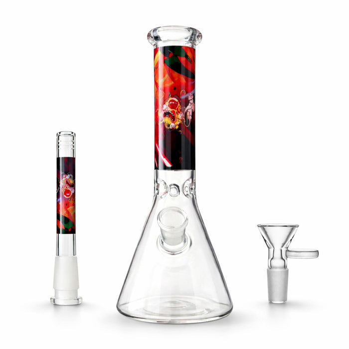 Portal Series 10" Graphic Beaker Bong