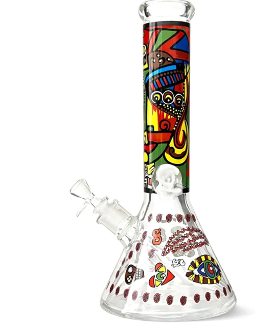 Urban Glyph 12.5" 7mm Designer Beaker Bong
