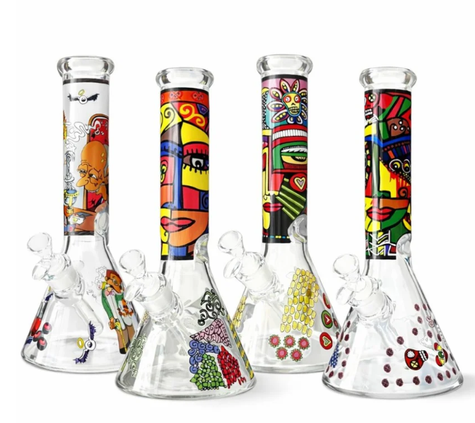 Urban Glyph 12.5" 7mm Designer Beaker Bong