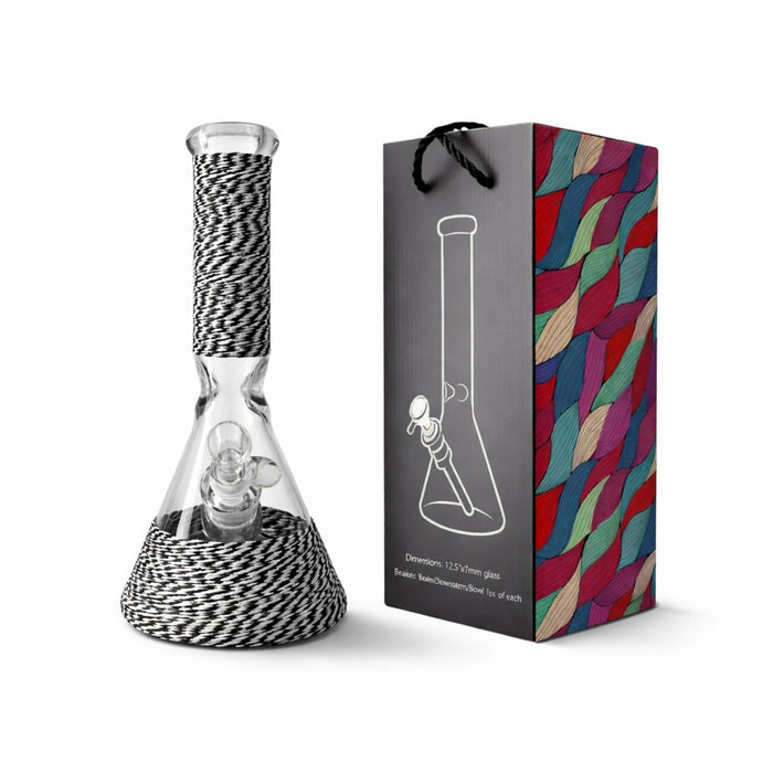 Braided Grip 12.5" 7mm Beaker Bong