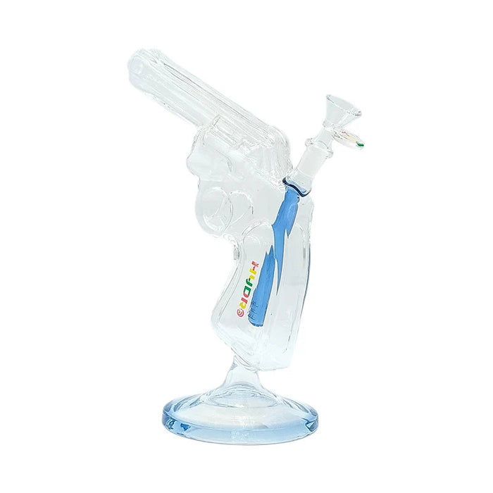 9" Revolver-Shaped Glass Water Pipe