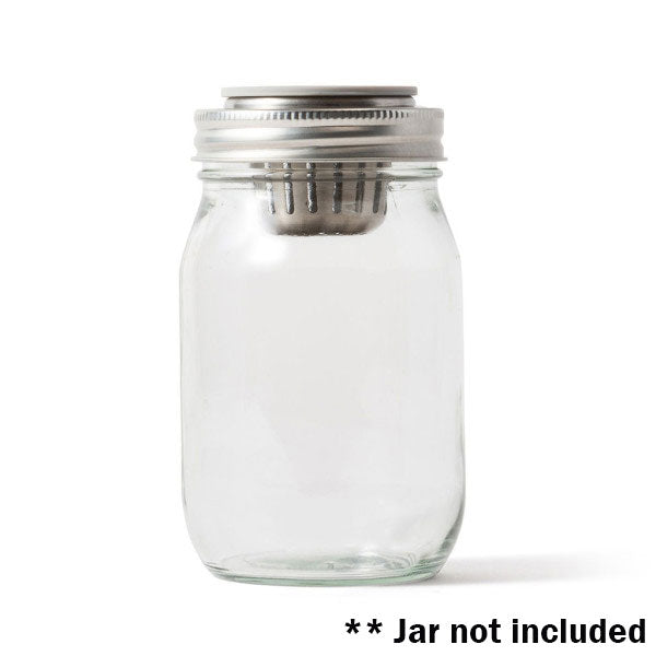 HERBWARE | Mason Jar Humidity PK holder R | Jupiter Grass