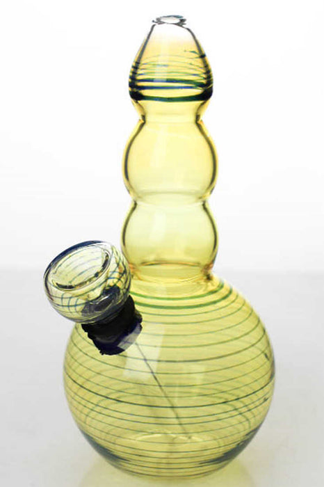 6 inches changing color glass water bong | Jupiter Grass