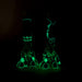 10" Glow-in-the-Dark Glass Bong with Cartoon Sponge Design | Jupiter Grass