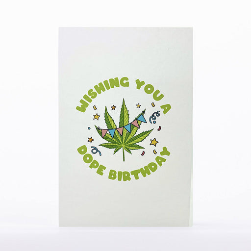 Intricate Greetings | Cannabis Leaf 3D pop-up Cards-Birthday | Jupiter Grass