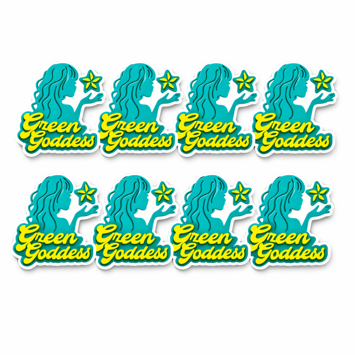 Green Goddess | 8-Pack Croc Charms | Jupiter Grass