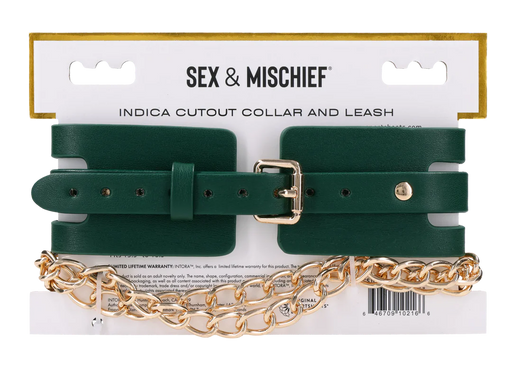 Indica Cutout Collar and Leash