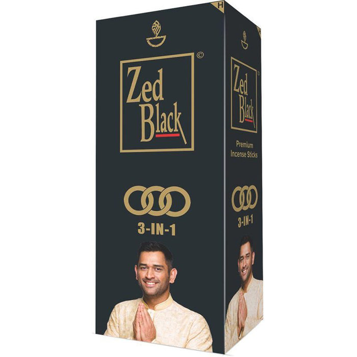 Zed Black | 3-in-1 Premium Incense Sticks – 6 Pack | 20 Sticks per Pack | Jupiter Grass