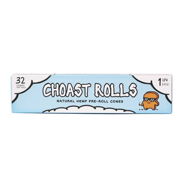 Choast Rolls | 32 Pack Bulk Hemp Cones 1 1/4 | Made in France | Jupiter Grass