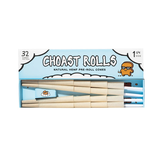 Choast Rolls | 32 Pack Bulk Hemp Cones 1 1/4 | Made in France | Jupiter Grass