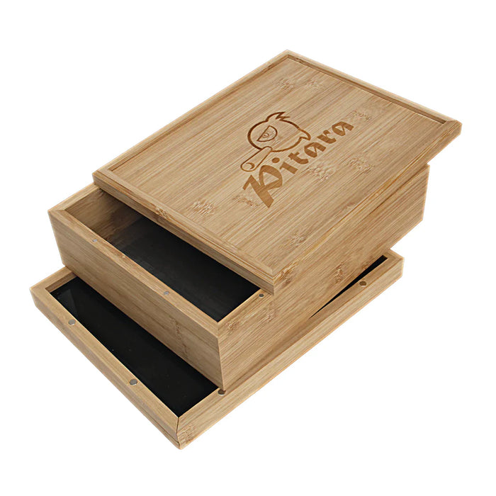 Smoke Pitara - POLLINATOR WOOD STASH BOX | Jupiter Grass
