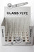 5.5" Glass tube pipe TP006  with metal screen Box of 24 | Jupiter Grass