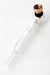 5.5" Glass tube pipe TP006  with metal screen Box of 24 | Jupiter Grass