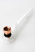 5.5" Glass tube pipe TP006  with metal screen Box of 24 | Jupiter Grass