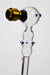 5.5" Glass tube pipe with metal screen | Jupiter Grass
