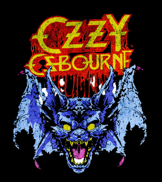 Ozzy Osbourne | “Bat Eyes” Short Sleeve Unisex Black T-Shirt – Officially Licensed Rock Band Tee | Jupiter Grass