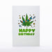 Intricate Greetings | Cannabis Leaf 3D pop-up Cards-Birthday | Jupiter Grass