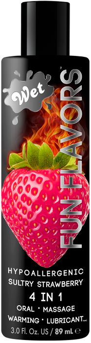 Fun Flavors Sexy Strawberry 4 in 1 3oz