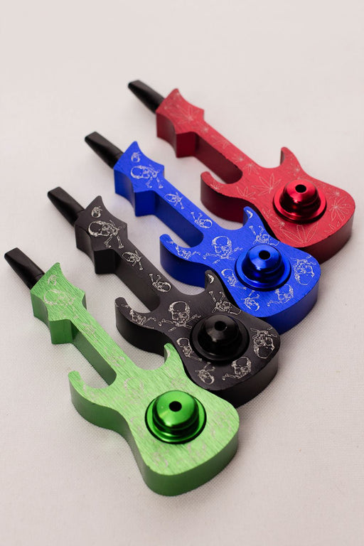 Guitar shape Metal Pipe with metal screen box | Jupiter Grass