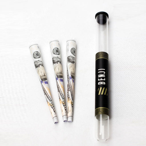 BENJI | $100 BILL printed pre-rolled cones | Jupiter Grass