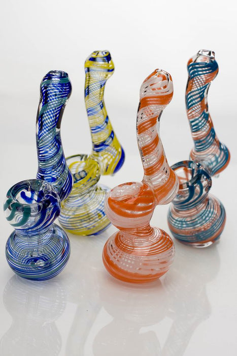 4.5" single chamber bubbler | Jupiter Grass