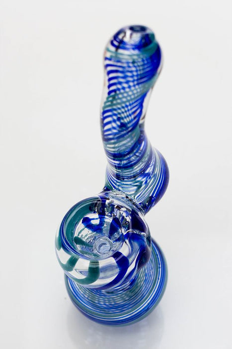 4.5" single chamber bubbler | Jupiter Grass