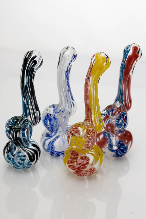 4.5" single chamber bubbler | Jupiter Grass