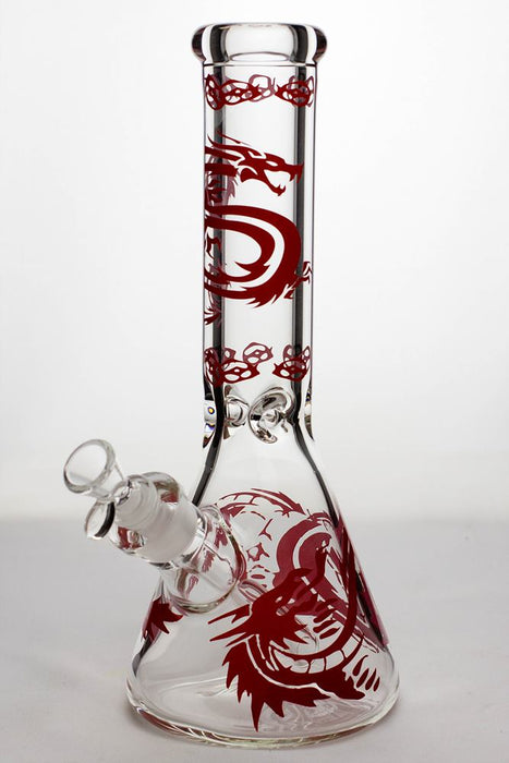 12" Dragon 9 mm thick glass beaker bong | Jupiter Grass