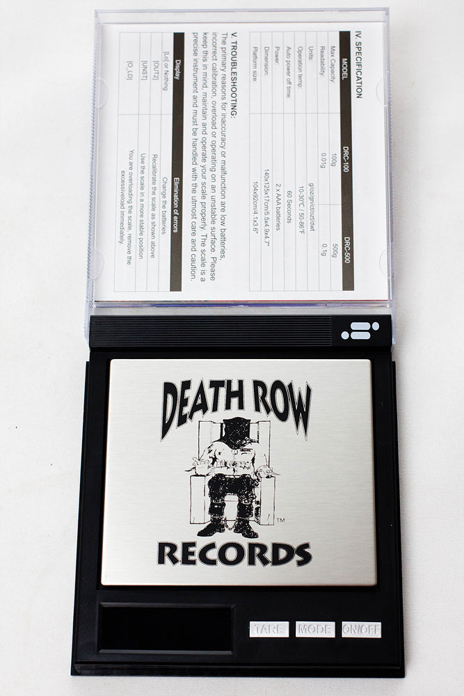 INFYNITI DEATH ROW records DRCO 500 scale — Jupiter Grass