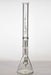 24" genie double 6 arms heavy glass water beaker bong | Jupiter Grass