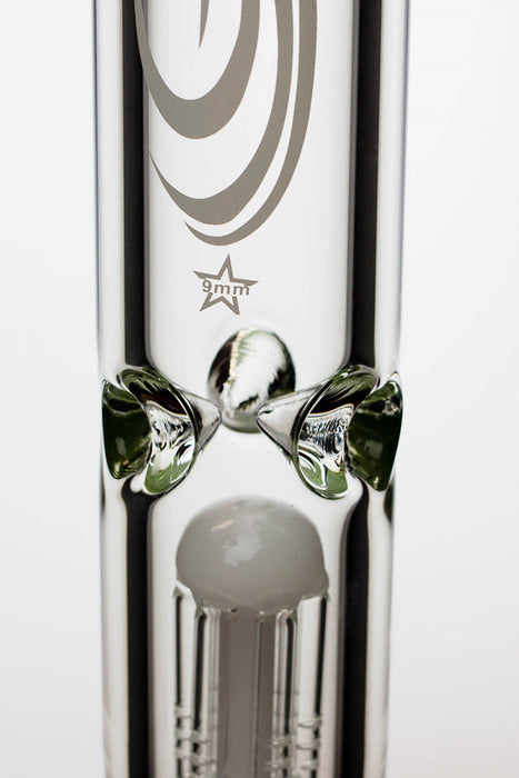 24" genie double 6 arms heavy glass water beaker bong | Jupiter Grass