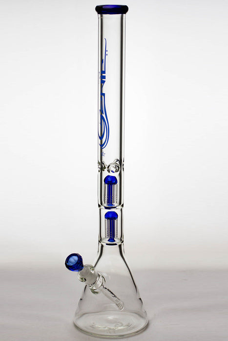 24" genie double 6 arms heavy glass water beaker bong | Jupiter Grass