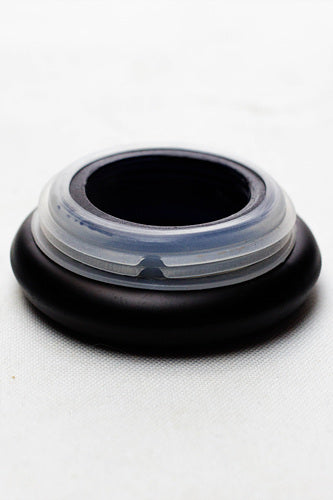 Heavy duty Glass stash 3 oz. Jars in a display case | Jupiter Grass