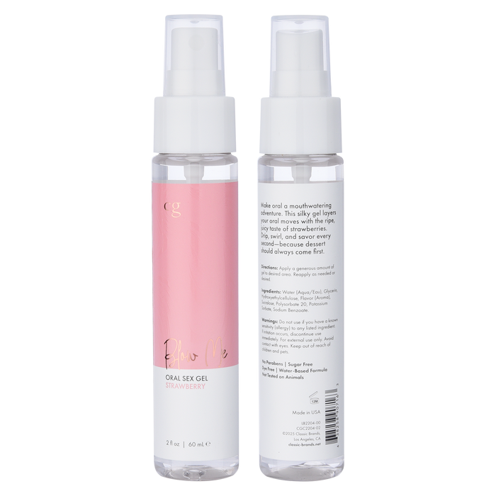 BLOW ME ORAL SEX GEL - STRAWBERRY - 2 floz | 30 mL