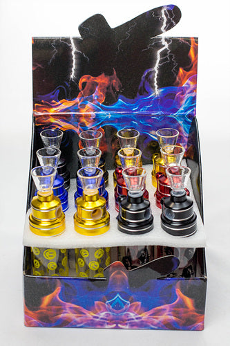 5" mini glass water pipe in display | Jupiter Grass