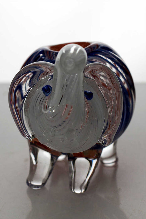 Standing elephant glass hand pipe | Jupiter Grass