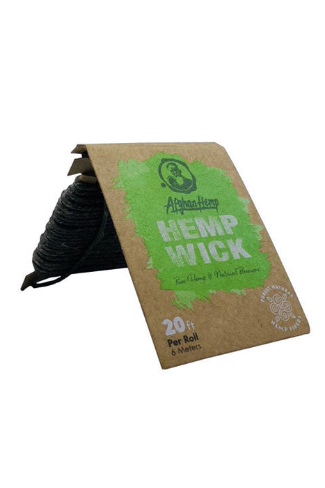 Afghan Hemp Hemp Wick 20 ft Display of 24 | Jupiter Grass