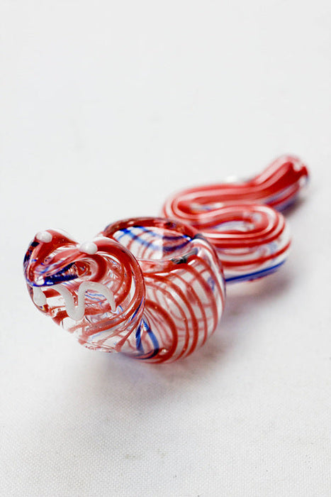 Cobra shape glass small hand pipe | Jupiter Grass