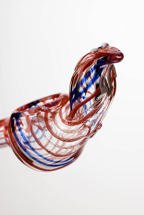 Cobra shape glass small hand pipe | Jupiter Grass