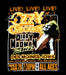 Ozzy Osbourne | “Live” Short Sleeve Unisex Black T-Shirt – Officially Licensed Rock Band Tee | Jupiter Grass