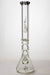 19.5" Genie 9 mm curved shaft glass beaker bong | Jupiter Grass