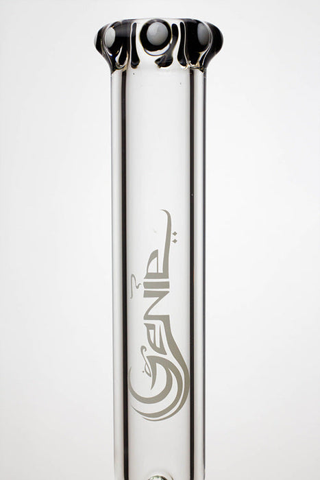 19.5" Genie 9 mm curved shaft glass beaker bong | Jupiter Grass
