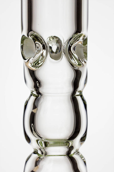 19.5" Genie 9 mm curved shaft glass beaker bong | Jupiter Grass