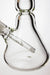 19.5" Genie 9 mm curved shaft glass beaker bong | Jupiter Grass