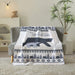 Lodge Collection Bear Design Reversible Throw Quilt [6100] | Jupiter Grass