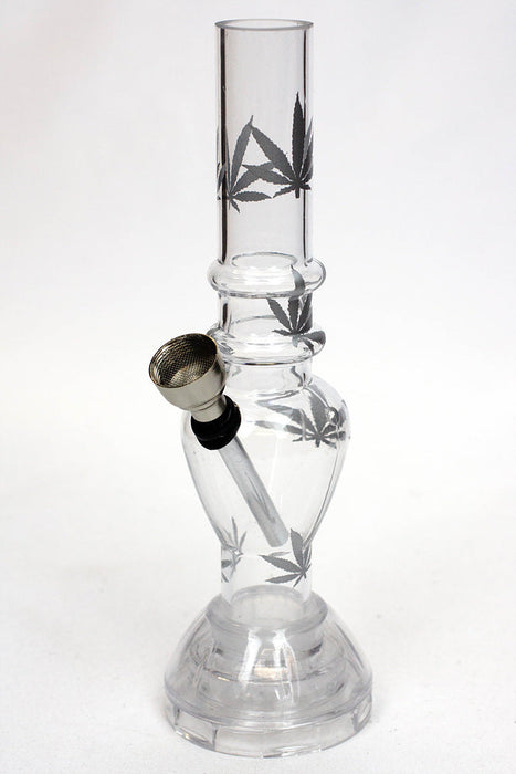 7" acrylic water pipe with grinder [GP1295] | Jupiter Grass