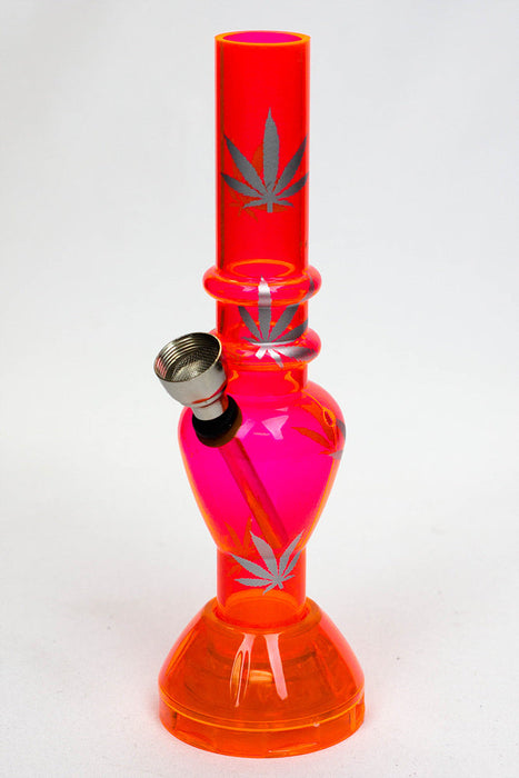 7" acrylic water pipe with grinder [GP1295] | Jupiter Grass