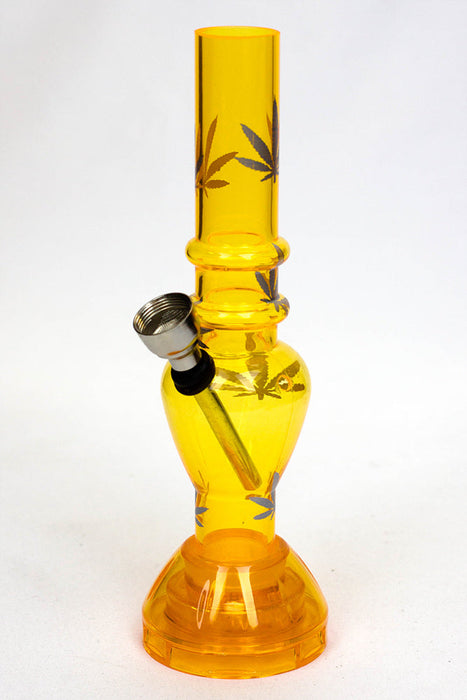 7" acrylic water pipe with grinder [GP1295] | Jupiter Grass