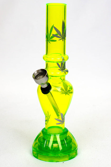 7" acrylic water pipe with grinder [GP1295] | Jupiter Grass